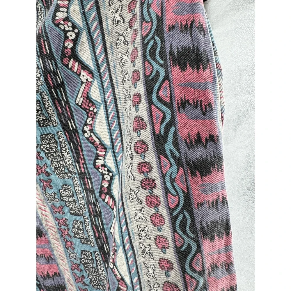 Vtg Arcade Power Sportswear‎ Parachute Pants 80s 42 Hammer Baggy Powerwear Aztec